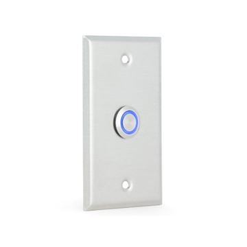 Algo Wall switch single gang - Blauw LED