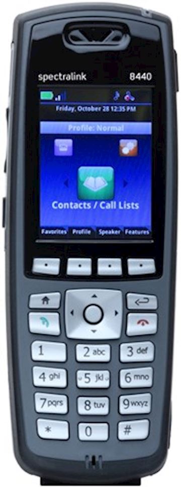 Spectralink 8440 WiFi telefoon zwart