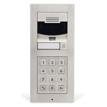 2N IP Verso 2.0 Video Intercom Main Unit, Nickel