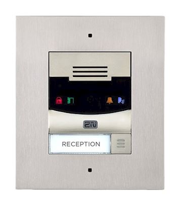 2N IP Solo inbouw intercom met camera (zilver)