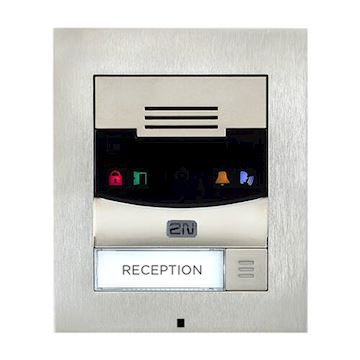 2N IP Solo opbouw intercom zonder camera (zilver)