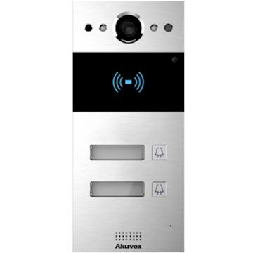 Akuvox R20BX2 Intercom - 2 button incl. opbouw set