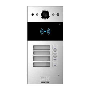 Akuvox R20BX4 Intercom - 4 button incl. opbouw set