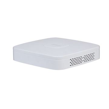 Lite series NVR 4 kanalen met PoE, 4K en H.265, 1x HDD slot