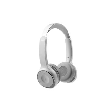 Cisco 730 Wireless Dual On-ear Headset USB-A Bundle - Platin