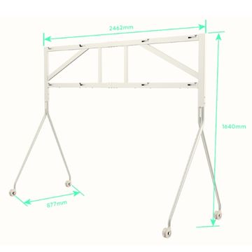 MB-FloorStand-D652 uitbreiding wit